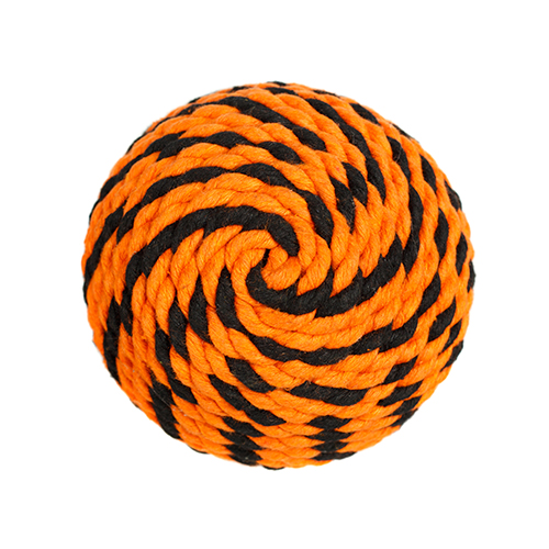 Мяч Броник большой Doglike (оранжевый-черный), d=12 см