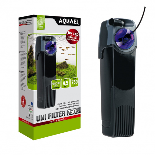 Внутренний фильтр AQUAEL UNI FILTER UV 750 для аквариума 200 - 300 л (750 л/ч, 9.5 Вт) со стерилизатором фото 5