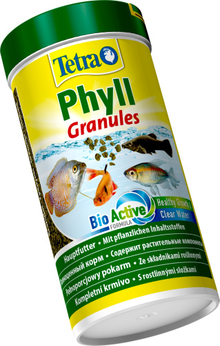 Корм Tetra Phyll Granules 250 мл, гранулы для всех видов травоядных рыб фото 2