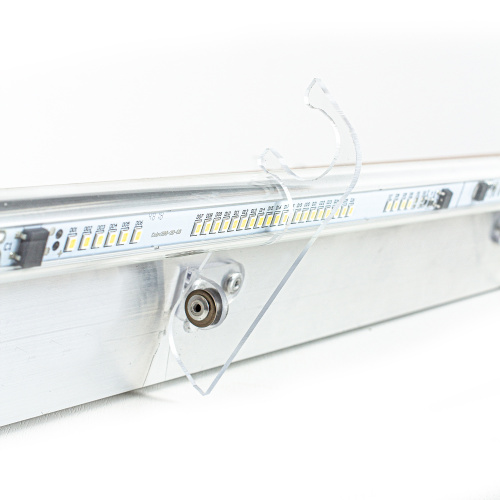 Аквариум  AquaPlus LUX LED П100 выбеленный дуб (71х31х56 см) стекло 6 мм,  прямоугольный, 92 л., со светодиодным модулем AQUAEL LEDDY TUBE Retro Fit Sunny 1х16 W / 620 мм, аквар. коврик фото 8