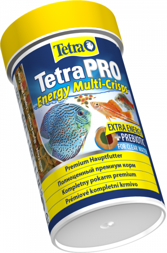 Корм Tetra TetraPRO Energy Multi-Crisps 100 мл, чипсы премиум для всех видов тропических рыб, энергетические фото 3