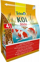 Корм для карпов Кои Tetra Pond Koi Sticks 4 л, палочки для прудовых рыб