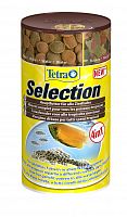 Корм  Tetra Selection 250 мл, 4 вида основного корма для всех видов рыб (хлопья, чипсы, гранулы, вафер микс)
