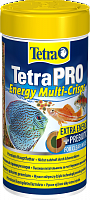 Корм Tetra TetraPRO Energy Multi-Crisps 250 мл, чипсы премиум для всех видов тропических рыб, энергетические