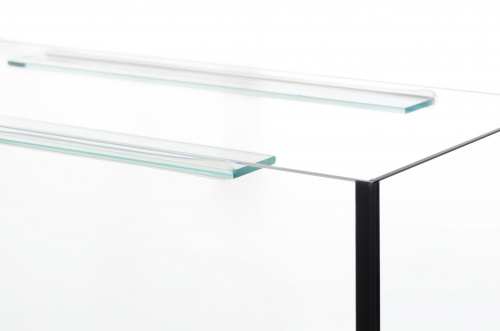 Аквариум AquaPlus LUX П100 дуб (71х31х56 см) стекло 6 мм,  прямоугольный, 92 л., с лампами Т8 2х18 Вт, аквар. коврик фото 7