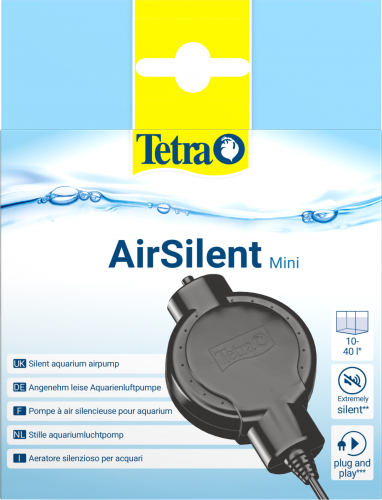 Компрессор Tetra AirSilent Mini для аквариума 10 - 40 л (21 л/ч, 1,6 Вт, 1 канал, нерегулируемый)
 фото 2