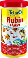 Корм Tetra Rubin Flakes 1000 мл, хлопья для всех видов рыб, для усиления окраса 