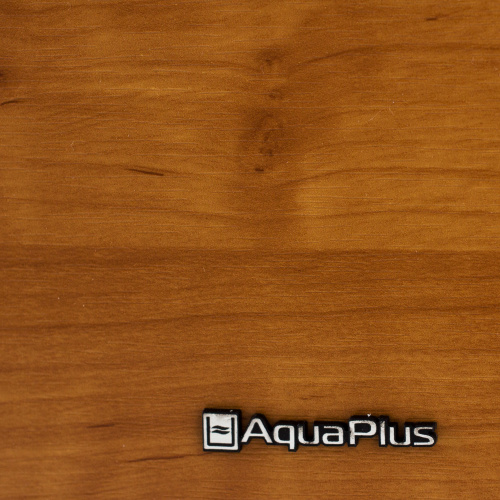 Аквариум AquaPlus LUX Ф105 ольха (71х36х56 см) стекло 6 мм, фигурный, 99 л., с лампами Т8 2х18 Вт, аквар. коврик фото 4