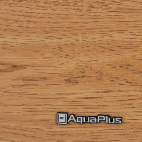 Аквариум AquaPlus LUX Ф245 дуб (121х41х61 см) стекло 8 мм, фигурный, 213 л., с лампами Т8 2х38 Вт, аквар. коврик фото 5