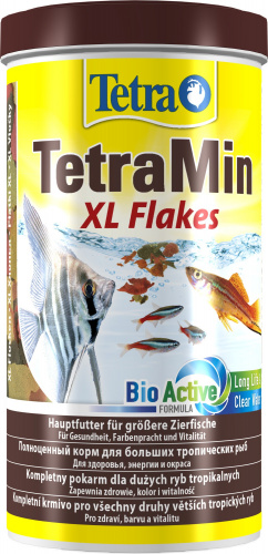 Корм Tetra TetraMin Flakes XL 1000 мл, хлопья для всех видов крупных рыб фото 3