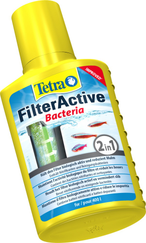 Средство Tetra FilterActive 100 мл, с живыми бактериями для поддержания биологической активности в аквариуме фото 2