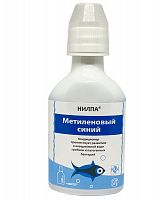 Кондиционер НИЛПА  Метиленовый синий 100мл, препятствующий развитию в аквариумной воде грибков и патогенных бактерий