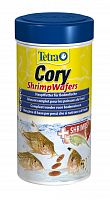 Корм для донных рыб Tetra Cory Shrimp Wafers 250 мл, пластинки для коридорасов 