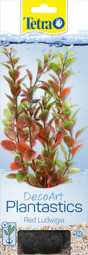 Растение Tetra DecoArt  Plantastics Red Ludvigia (M) 23 см, с утяжелителем
