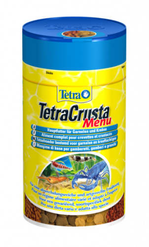 Корм Tetra Crusta Menu 100 мл, смесь кормов (4 вида) для ракообразных 