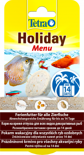 Корм Tetra Holiday Menu 30 г (гель), для всех видов рыб, на время отпуска до 14 дней фото 2