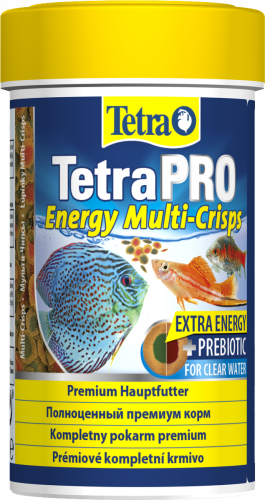 Корм Tetra TetraPRO Energy Multi-Crisps 100 мл, чипсы премиум для всех видов тропических рыб, энергетические фото 2