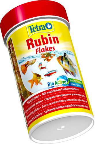 Корм Tetra Rubin Flakes 100 мл, хлопья для усиления окраса рыб  фото 2