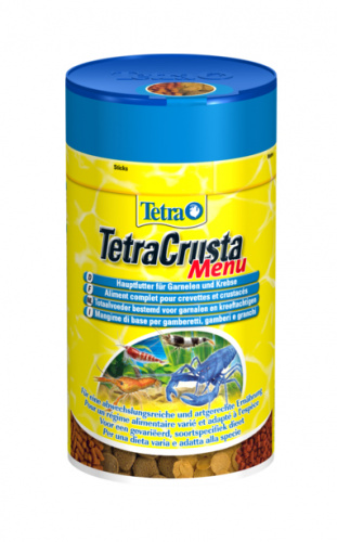 Корм Tetra Crusta Menu 100 мл, смесь кормов (4 вида) для ракообразных  фото 4