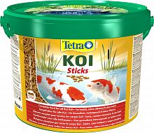 Корм для карпов Кои Tetra Pond Koi Sticks 10 л, палочки для прудовых рыб