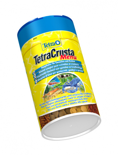 Корм Tetra Crusta Menu 100 мл, смесь кормов (4 вида) для ракообразных  фото 2