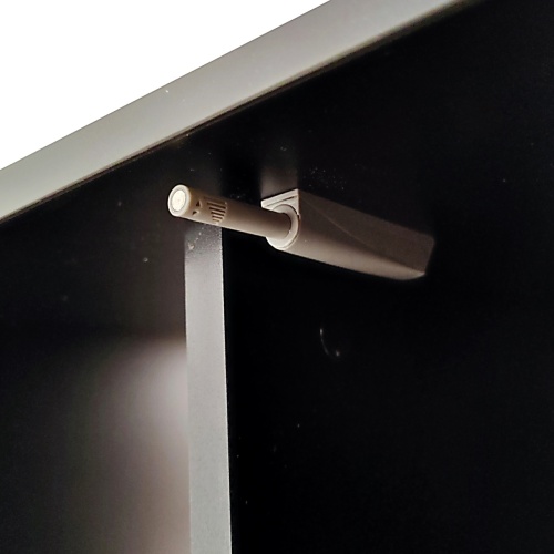 Детальная картинка Подставка AquaPlus 100 (101*41*72 см) две дверки ДСП, черная, в коробке, подходит для модели аквариума LUX П200 фото 8