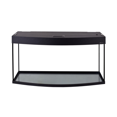 Аквариум AquaPlus LUX Ф170 черный (101х41х56 см) стекло 6/8 мм, фигурный, 161 л., с лампами Т8 2х30 Вт, аквар. коврик фото 2