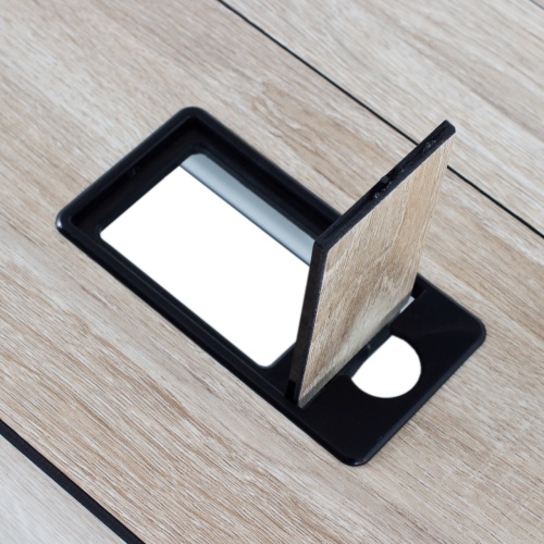 Детальная картинка Аквариум AquaPlus LUX П200 дуб сонома (101х41х56 см) стекло 6/8 мм, прямоугольный, 181 л., с лампами Т8 2х30 Вт, аквар. коврик фото 6