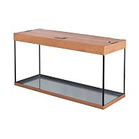 Картинка анонса Аквариум AquaPlus LUX LED П264 ольха (121х41х61 см) стекло 8 мм, прямоугольный, 237 л., аквар. коврик