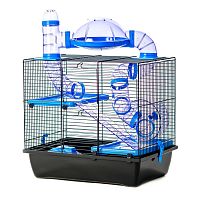 Картинка анонса Клетка InterZoo  G-137 ROCKI + TERRACE (420х290х500мм), для грызунов