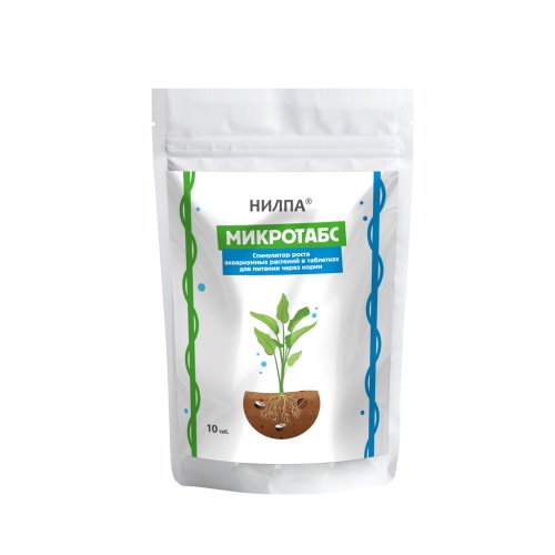 Детальная картинка Стимулятор роста растений НИЛПА "Микротабс", 10 таб. для питания через корни, NEW