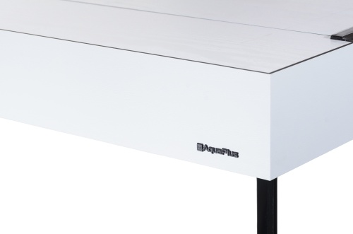 Детальная картинка Аквариум AquaPlus LUX П288 белое дерево (121х41х66 см) стекло 10 мм, прямоугольный, 254 л., с лампами Т8 2х38 Вт, аквар. коврик