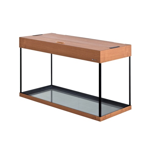 Детальная картинка Аквариум AquaPlus LUX LED П120 ольха (81х36х49 см) стекло 6 мм, прямоугольный, 105 л., аквар. коврик