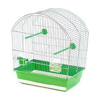 Картинка анонса Клетка InterZoo  P-051 MEGI ZINC (430х250х470мм), для птиц, прут цинк