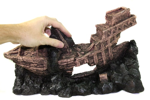 Детальная картинка 521 Грот DEKSI Корабль 40х8х25см, односторонний декоративный элемент фото 3