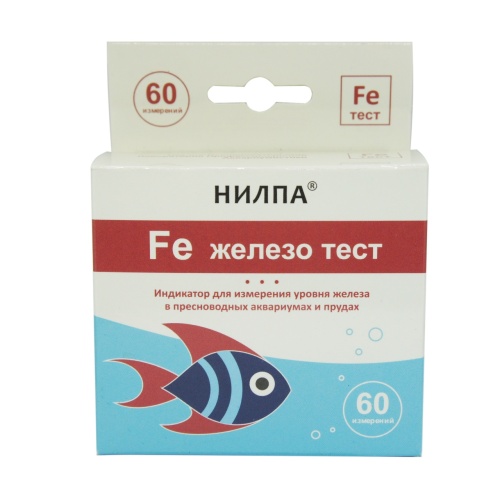 Детальная картинка Тест НИЛПА Fe, для измерения уровня железа в пресноводных и морских аквариумах