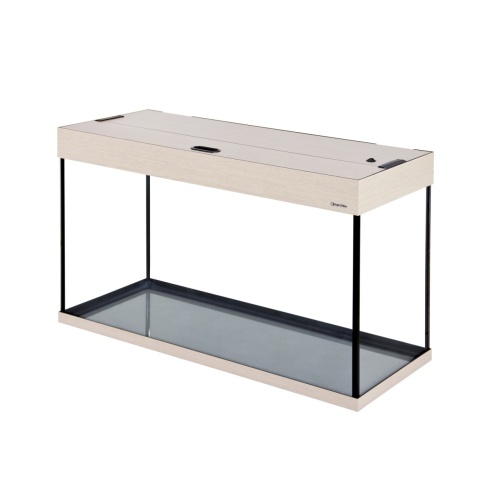 Детальная картинка Аквариум AquaPlus LUX П120 выбеленный дуб (81х36х49 см) стекло 6 мм, прямоугольный, 105 л., с лампами Т8 2х18 Вт, аквар. коврик