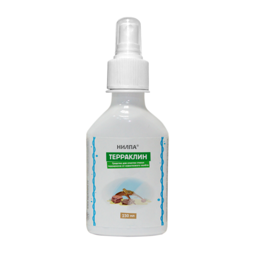 Детальная картинка Средство НИЛПА Терраклин 230 мл для очистки стёкол террариума от известкового налёта