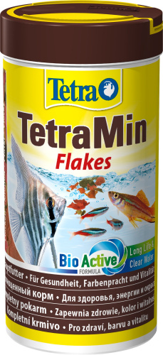 Корм Tetra TetraMin Flakes 250 мл, хлопья для всех видов рыб