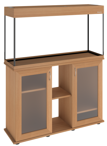 Детальная картинка Аквариум AquaPlus LUX П200 бук (101х41х56 см) стекло 6/8 мм, прямоугольный, 181 л., с лампами Т8 2х30 Вт, аквар. коврик фото 8