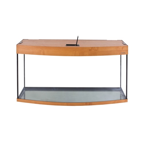 Детальная картинка Аквариум AquaPlus LUX LED Ф170 ольха (101х41х56 см) стекло 6/8 мм, фигурный, 161 л., со светодиодным модулем AQUAEL LEDDY TUBE Retro Fit Sunny 1х17 W / 928 мм, аквар. коврик фото 3