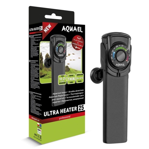 Детальная картинка Нагреватель AQUAEL ULTRA HEATER 25 Вт для аквариума 10 - 25 л (пластиковый, регулируемый)
 фото 3