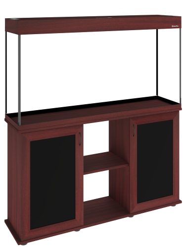 Детальная картинка Аквариум AquaPlus LUX П264 махагон (121х41х61 см) стекло 8 мм, прямоугольный, 237 л., с лампами Т8 2х38 Вт, аквар. коврик фото 9