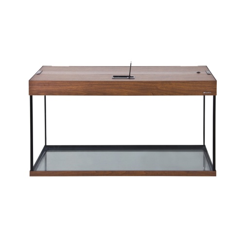 Детальная картинка Аквариум AquaPlus LUX LED П264 орех (121х41х61 см) стекло 8 мм, прямоугольный, 237 л., аквар. коврик фото 6