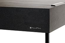 Картинка анонса Аквариум AquaPlus LUX LED Ф115 черный (81х36х49 см) стекло 6 мм, фигурный, 98 л., аквар. коврик