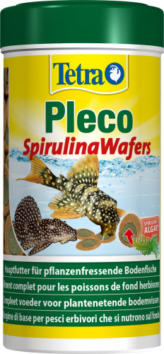Корм Tetra Pleco Spirulina Wafers 250 мл, пластинки для травоядных донных рыб, со спирулиной фото 3