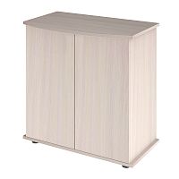 Картинка анонса Подставка AquaPlus фигурная 70 (71х36/30х72 см) две дверки ДСП, выбеленный дуб, в коробке, подходит для модели аквариума LUX Ф105