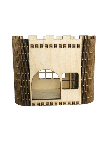 Детальная картинка Домик для грызунов Крепость малая (66х105х85мм)