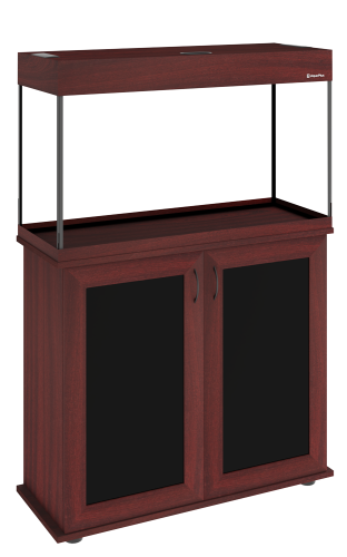 Детальная картинка Аквариум AquaPlus LUX П120 махагон (81х36х49 см) стекло 6 мм, прямоугольный, 105 л., с лампами Т8 2х18 Вт, аквар. коврик фото 8