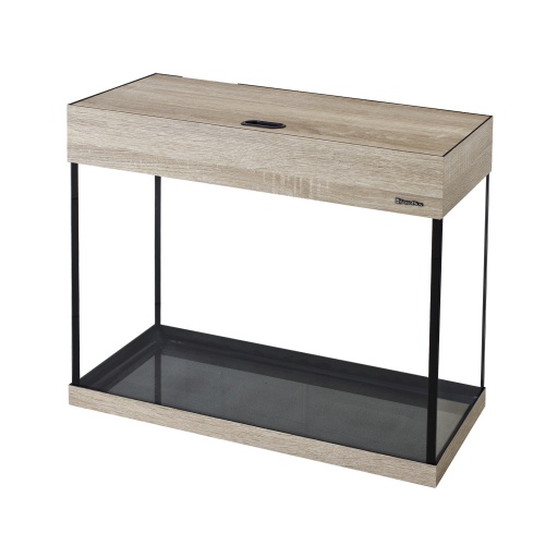 Детальная картинка Аквариум П-60 LUX дуб сонома (51х31х46см) 53л, стекло 5мм, вклеен.коврик